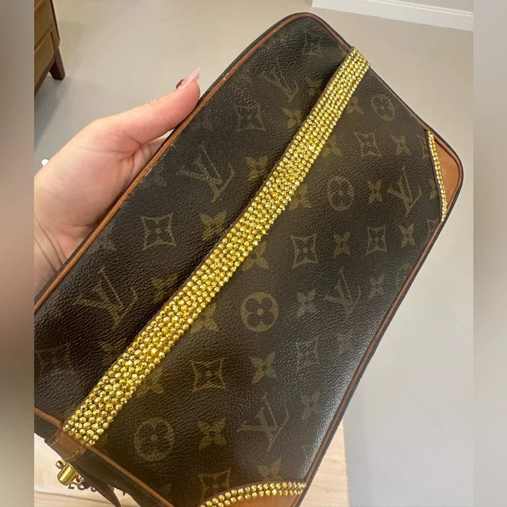 Custom LV Compiegne converted crossbody 💎